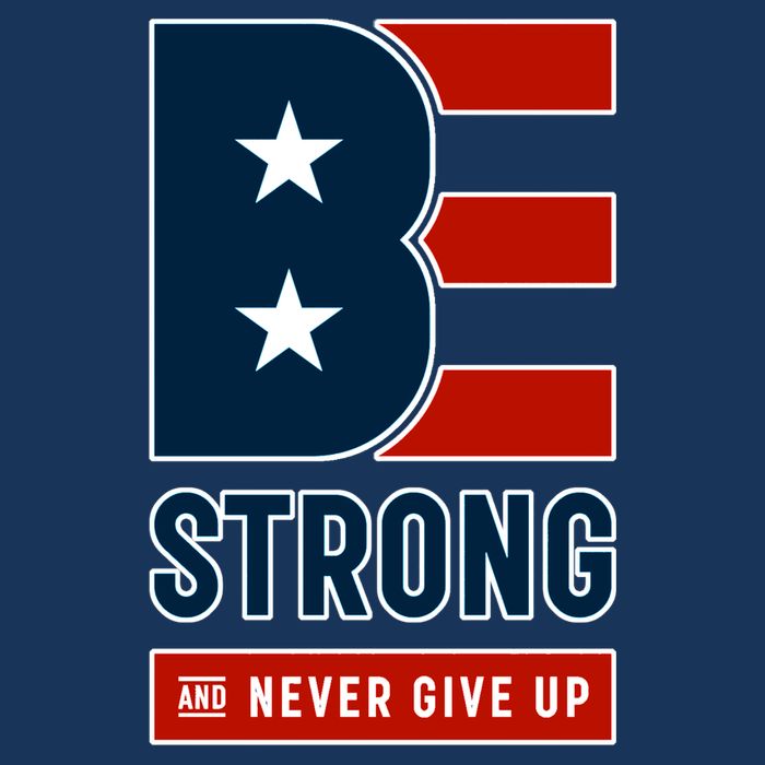 Be Strong And Never Give Up Cool Comfort Performance Bucket Hat
