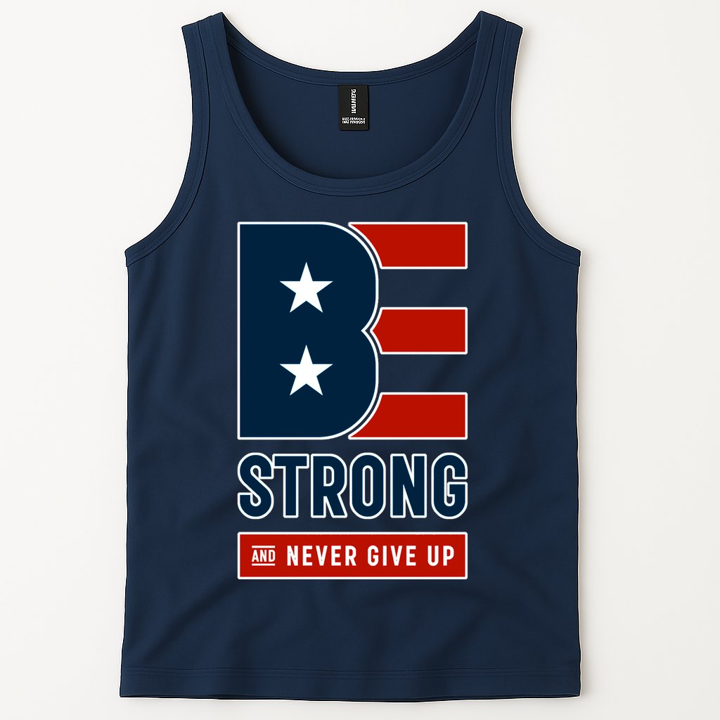 Be Strong And Never Give Up Tank Top