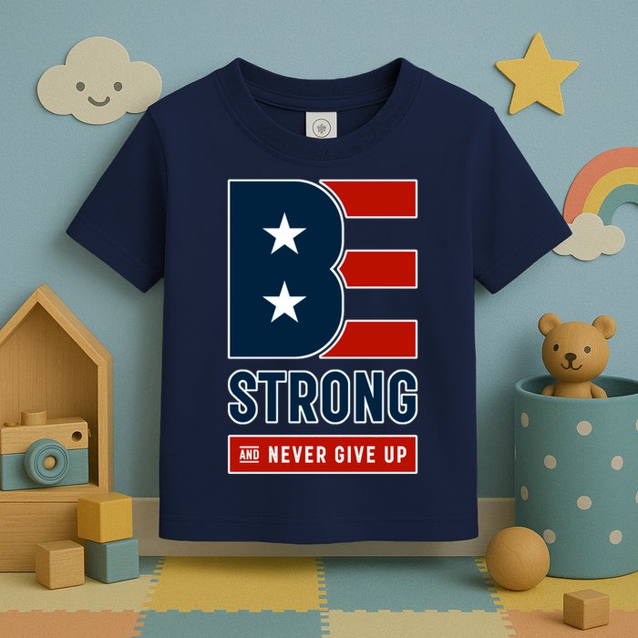 Be Strong And Never Give Up Toddler T-Shirt
