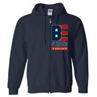 Be Strong And Never Give Up Full Zip Hoodie