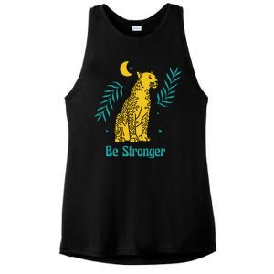 Be Stronger Tiger Ladies PosiCharge Tri-Blend Wicking Tank