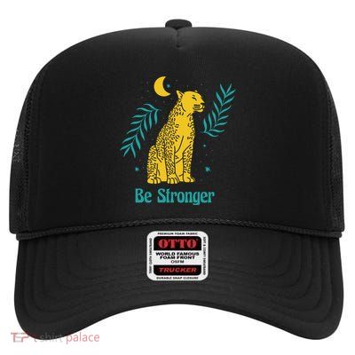 Be Stronger Tiger High Crown Mesh Back Trucker Hat