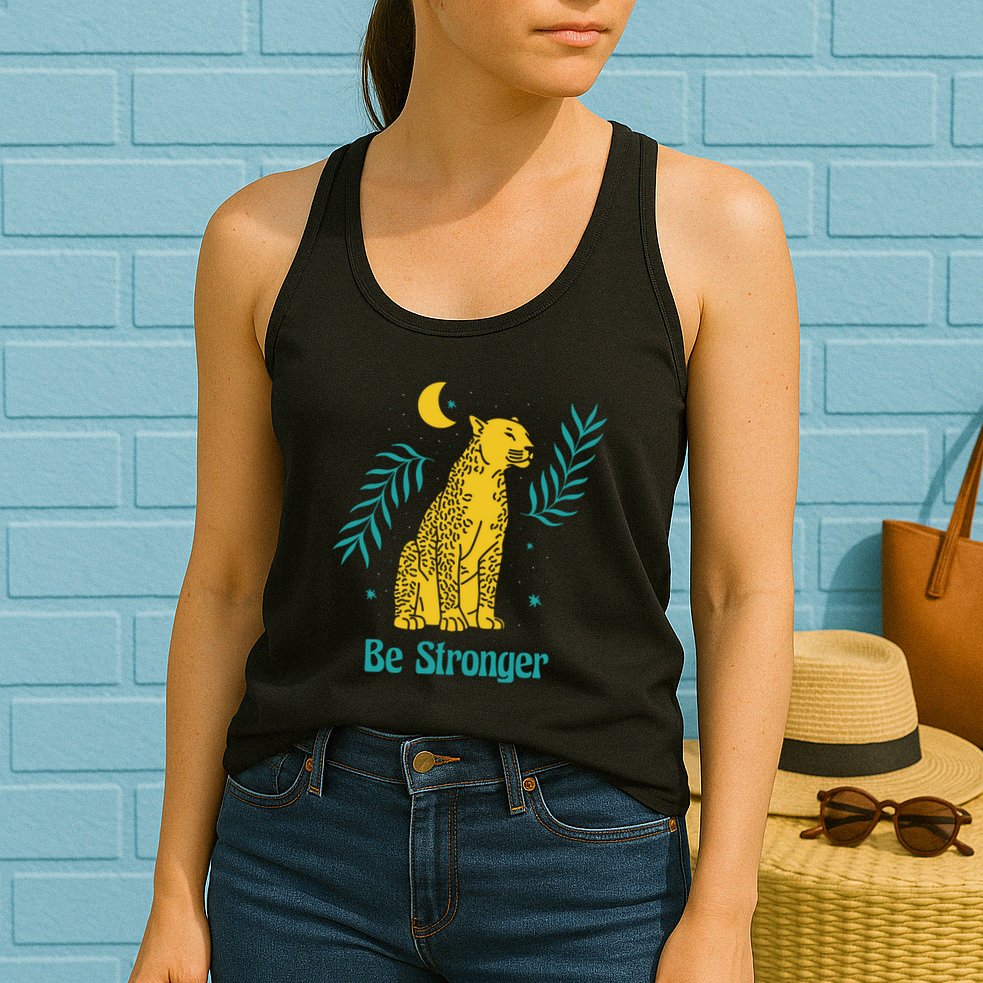 Be Stronger Tiger Womens Tank Top