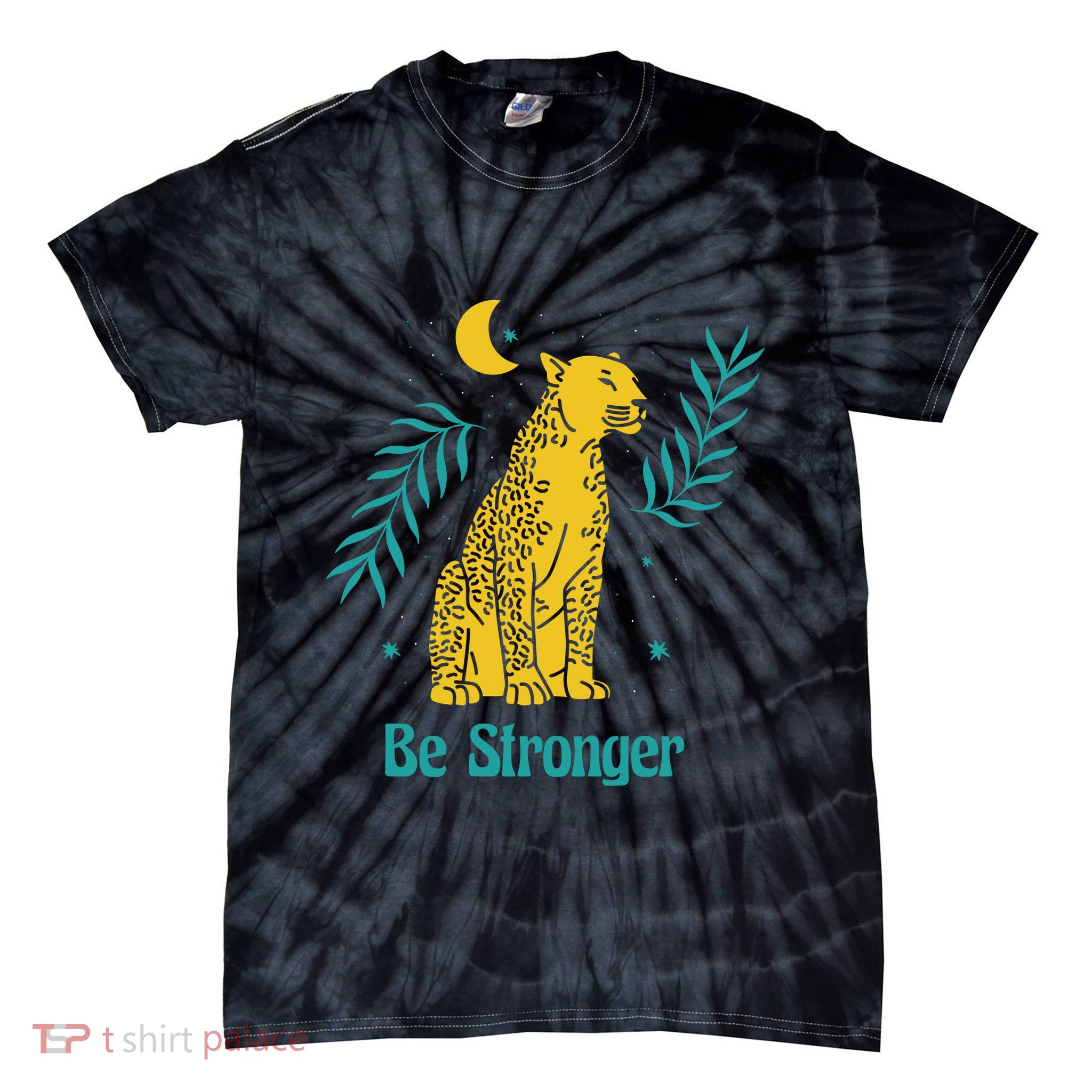 Be Stronger Tiger Tie-Dye T-Shirt
