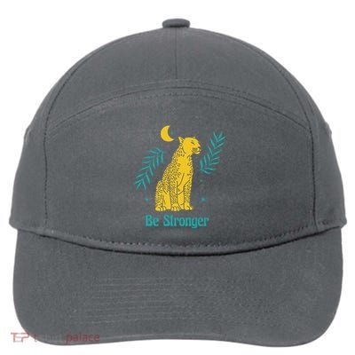 Be Stronger Tiger 7-Panel Snapback Hat