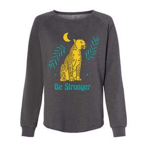 Be Stronger Tiger Womens California Wash Sweatshirt