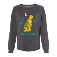 Be Stronger Tiger Womens California Wash Sweatshirt