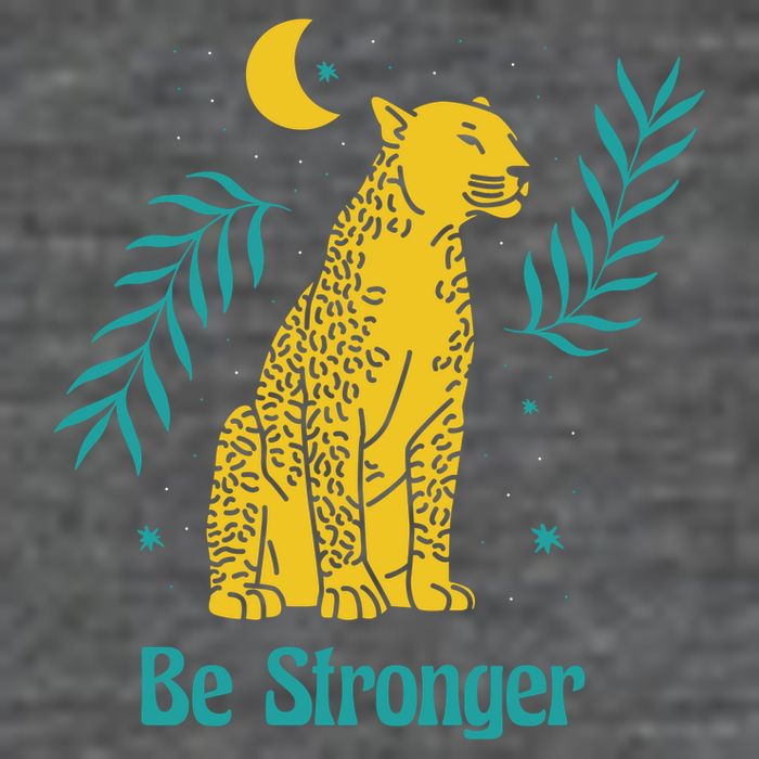 Be Stronger Tiger Wool Snapback Cap