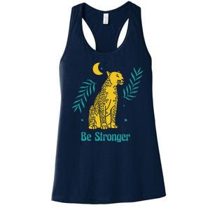 Be Stronger Tiger Women's Racerback Tank