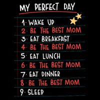 Be The Best Mom Life Routine Zip Tote Bag