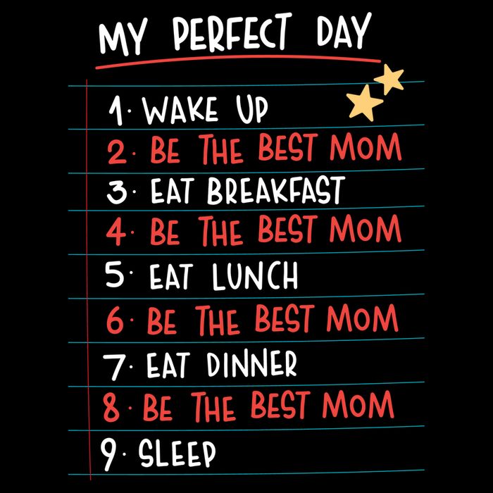 Be The Best Mom Life Routine Zip Tote Bag