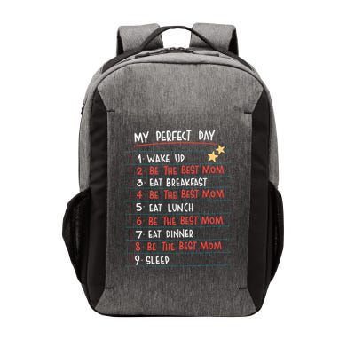 Be The Best Mom Life Routine Vector Backpack