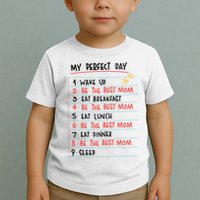 Be The Best Mom Life Routine Toddler T-Shirt
