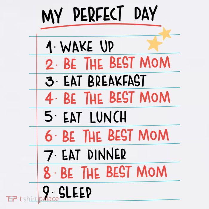 Be The Best Mom Life Routine Women's V-Neck T-Shirt