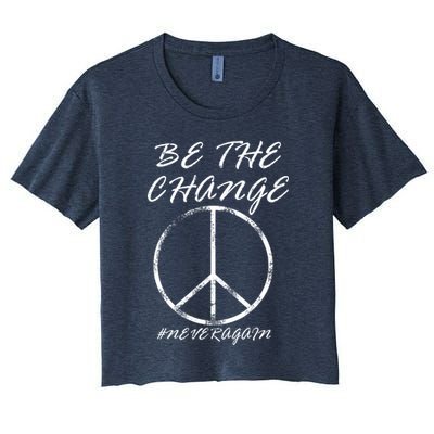 Be The Change Never Again Crop Top