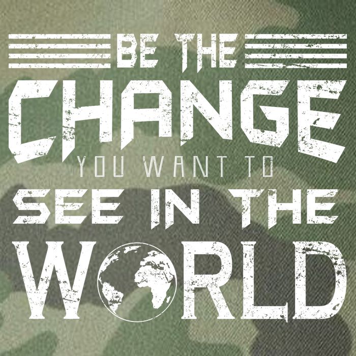 Be the Change You Want To See In The World Legacy Tie Dye Trucker Hat