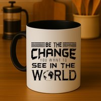 Be the Change You Want To See In The World Mug