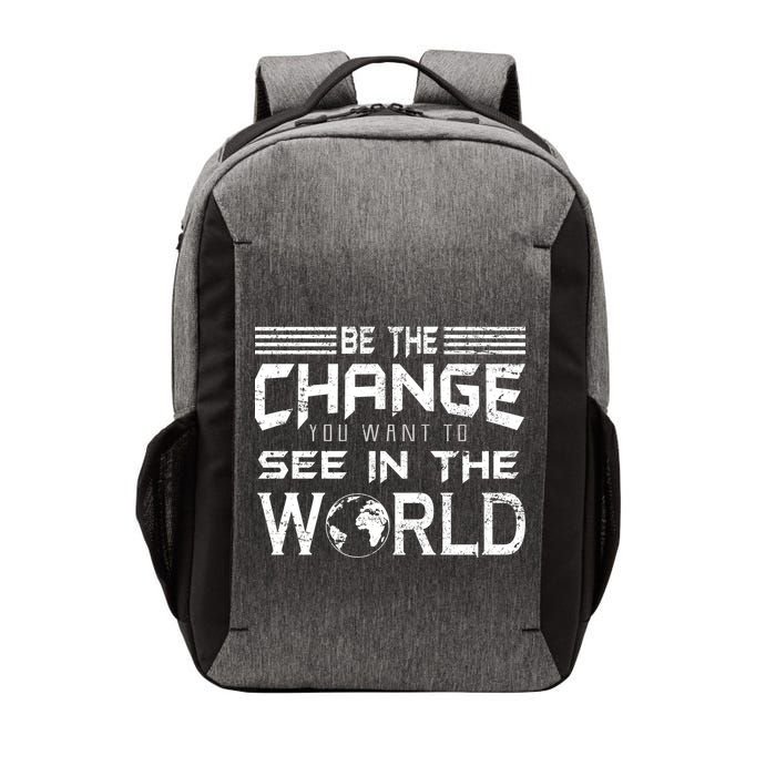 Be the Change You Want To See In The World Vector Backpack