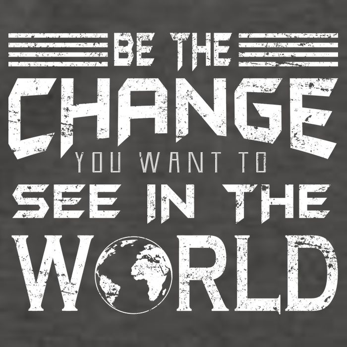 Be the Change You Want To See In The World Vector Backpack