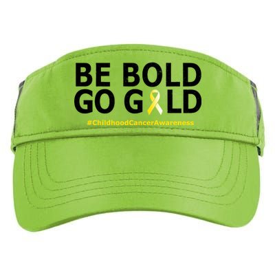 Be The Gold Childhood Cancer Awareness Adult Drive Performance Visor