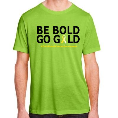 Be The Gold Childhood Cancer Awareness Adult ChromaSoft Performance T-Shirt