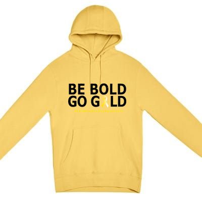 Be The Gold Childhood Cancer Awareness Premium Pullover Hoodie