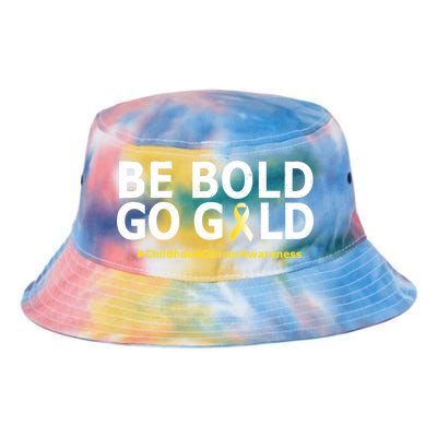 Be The Gold Childhood Cancer Awareness Tie Dye Newport Bucket Hat