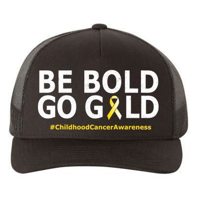 Be The Gold Childhood Cancer Awareness Yupoong Adult 5-Panel Trucker Hat