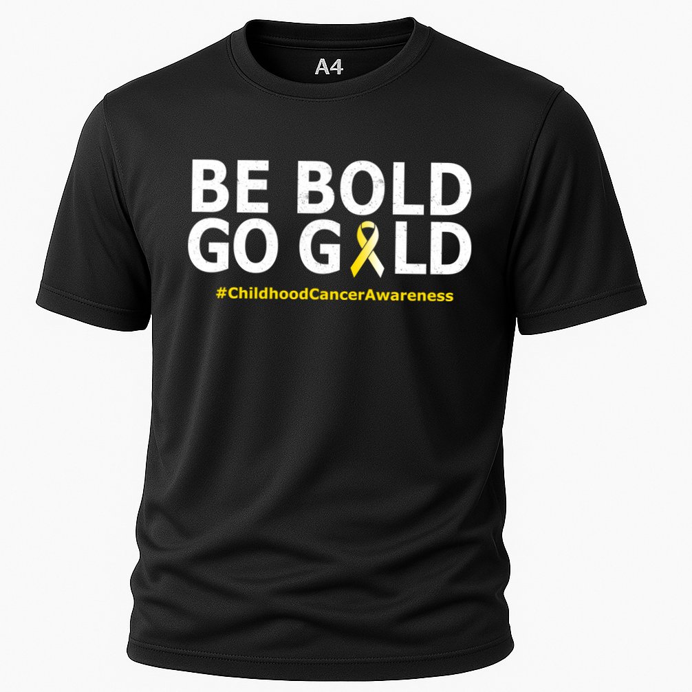 Be The Gold Childhood Cancer Awareness Cooling Performance Crew T-Shirt