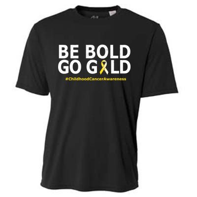 Be The Gold Childhood Cancer Awareness Cooling Performance Crew T-Shirt