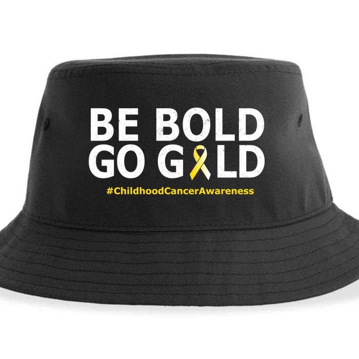 Be The Gold Childhood Cancer Awareness Sustainable Bucket Hat