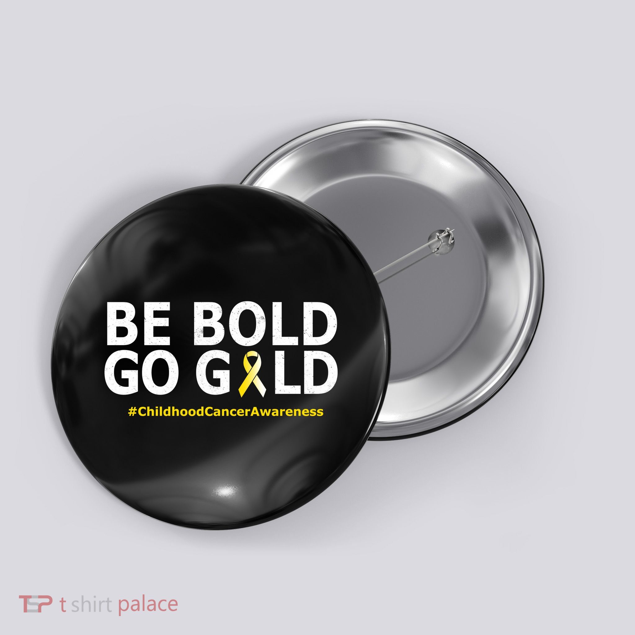 Be The Gold Childhood Cancer Awareness Button