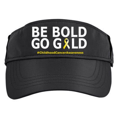 Be The Gold Childhood Cancer Awareness Adult Drive Performance Visor