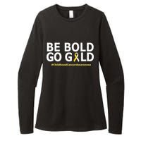 Be The Gold Childhood Cancer Awareness Womens CVC Long Sleeve Shirt