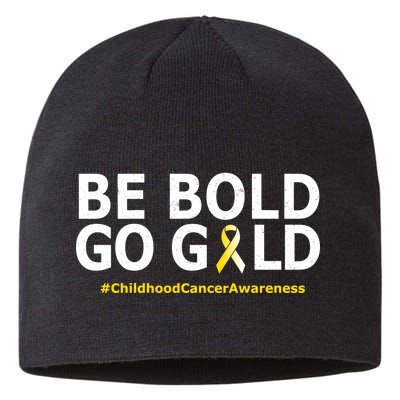 Be The Gold Childhood Cancer Awareness Sustainable Beanie