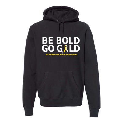 Be The Gold Childhood Cancer Awareness Premium Hoodie