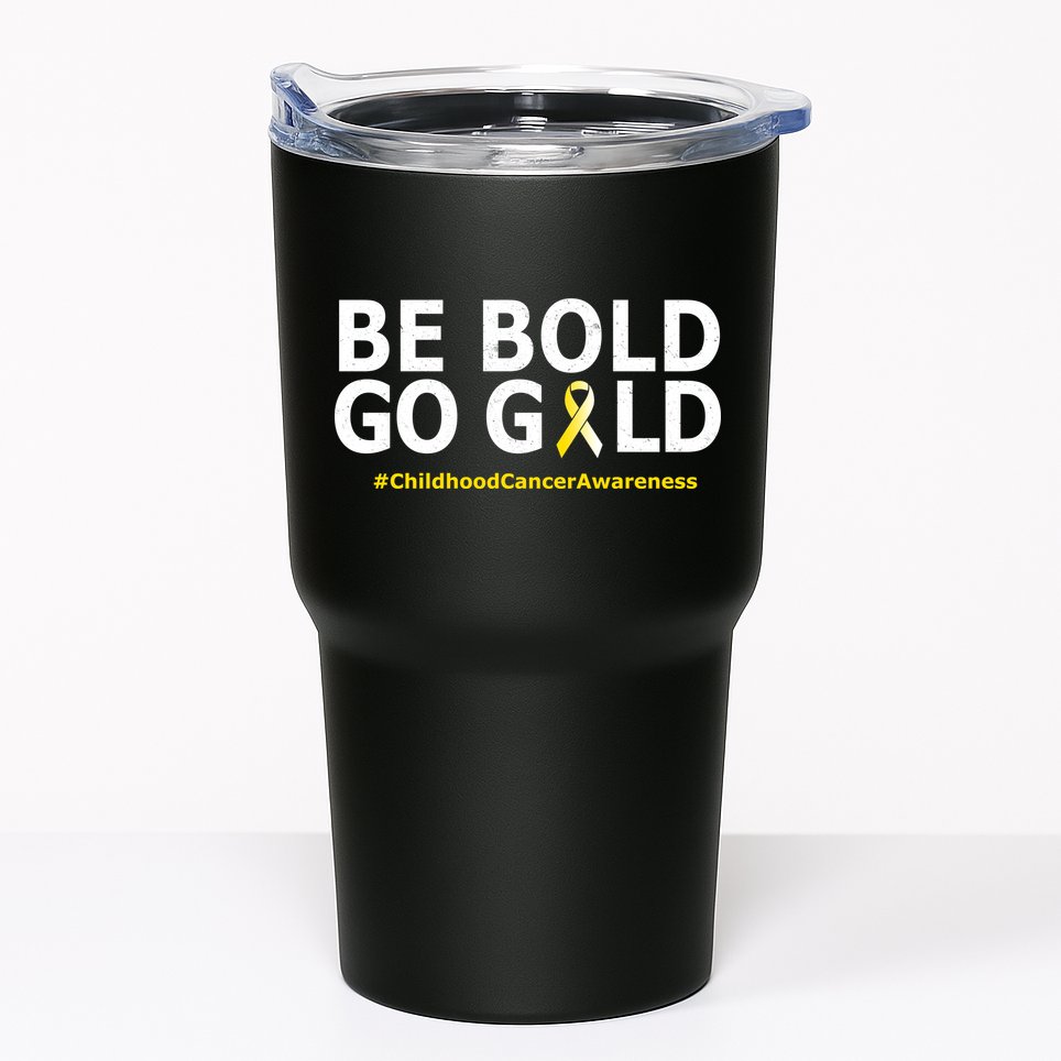 Be The Gold Childhood Cancer Awareness Tumbler