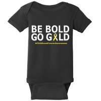 Be The Gold Childhood Cancer Awareness Baby Bodysuit