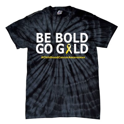 Be The Gold Childhood Cancer Awareness Tie-Dye T-Shirt