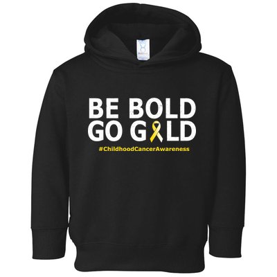 Be The Gold Childhood Cancer Awareness Toddler Hoodie