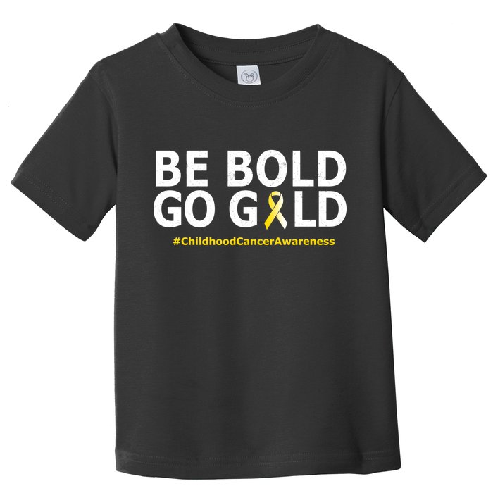 Be The Gold Childhood Cancer Awareness Toddler T-Shirt