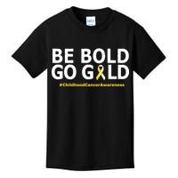 Be The Gold Childhood Cancer Awareness Kids T-Shirt