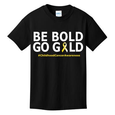 Be The Gold Childhood Cancer Awareness Kids T-Shirt