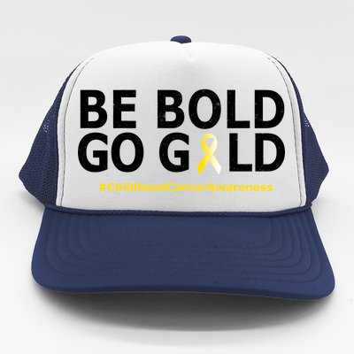 Be The Gold Childhood Cancer Awareness Trucker Hat