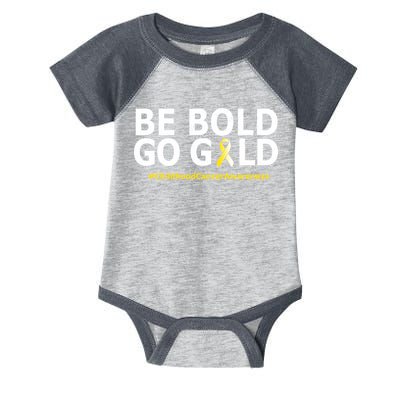 Be The Gold Childhood Cancer Awareness Infant Baby Jersey Bodysuit