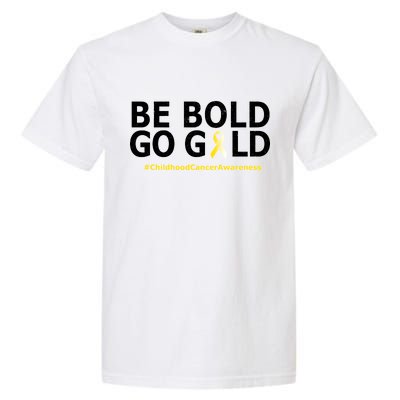 Be The Gold Childhood Cancer Awareness Garment-Dyed Heavyweight T-Shirt