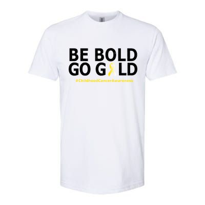 Be The Gold Childhood Cancer Awareness Softstyle CVC T-Shirt