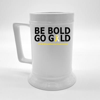 Be The Gold Childhood Cancer Awareness Beer Stein