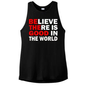 Be The Good In The World Ladies PosiCharge Tri-Blend Wicking Tank