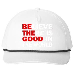 Be The Good In The World Snapback Five-Panel Rope Hat